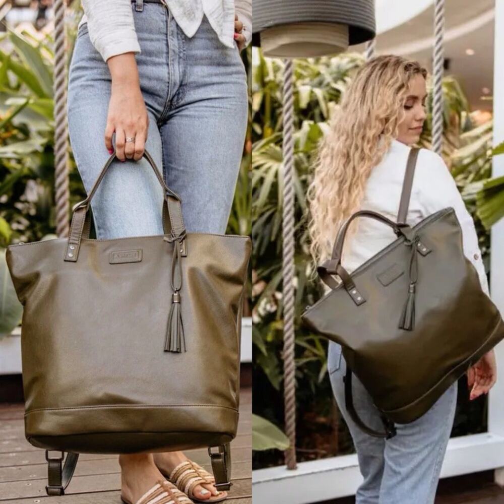 ARCH The Luxe Arch Nappy Bag Olive (limited edition color)- Vegan